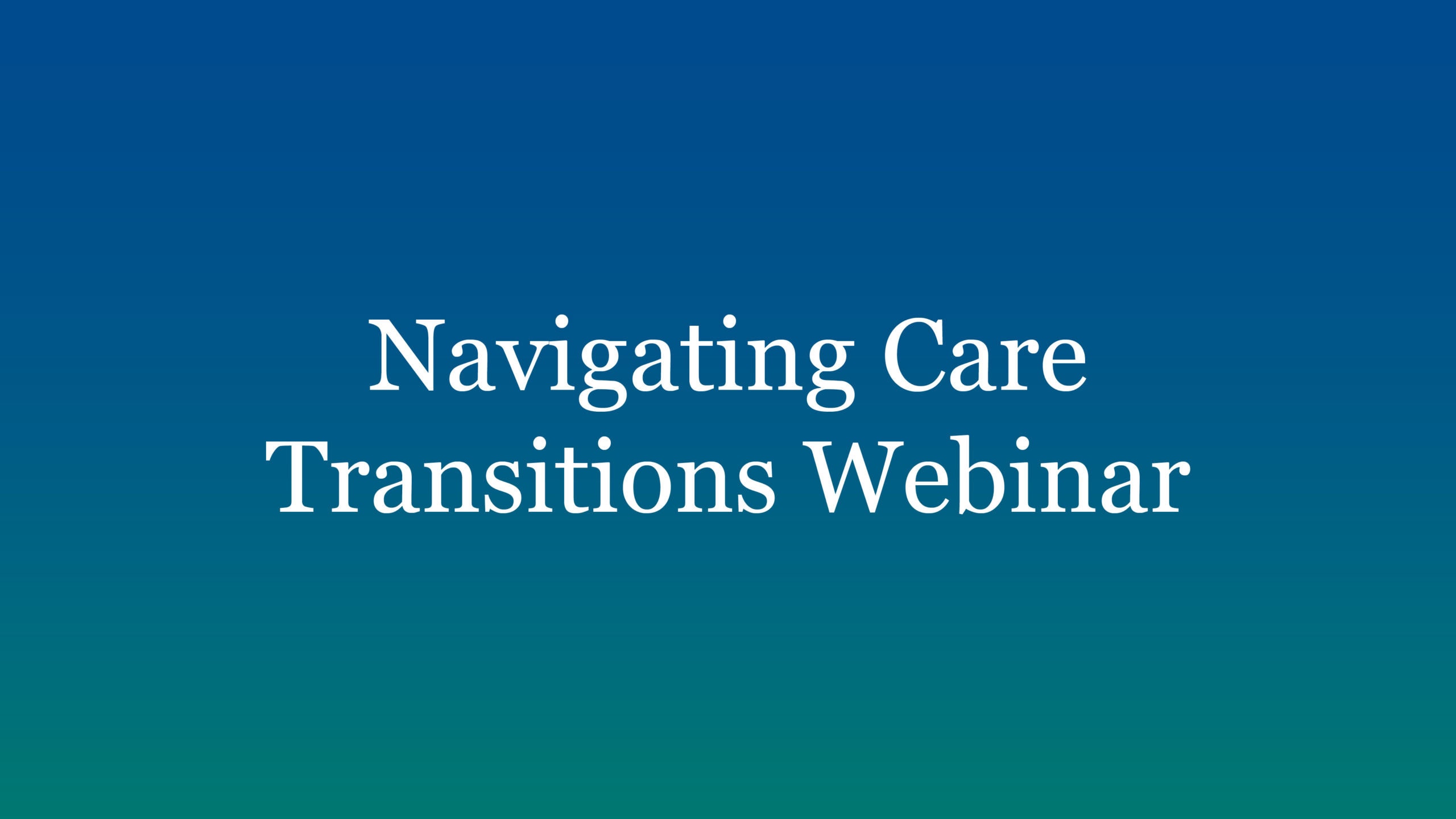 Oud in ltc navigating care transitions cover image scaled