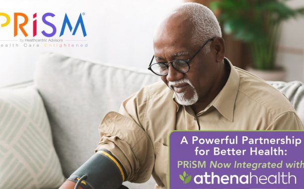 Man checking blood pressure at home
