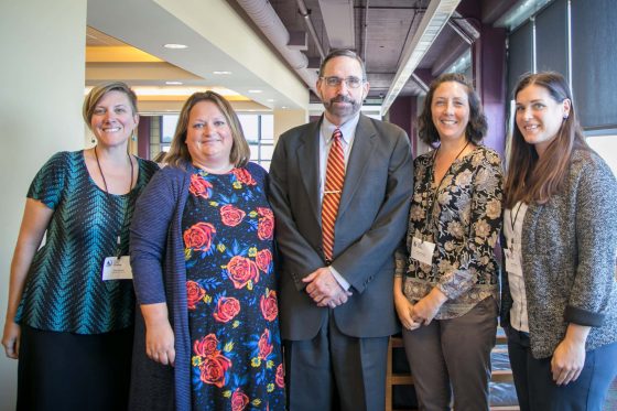 John Keimig and Maine Team with the Rising Tide Award