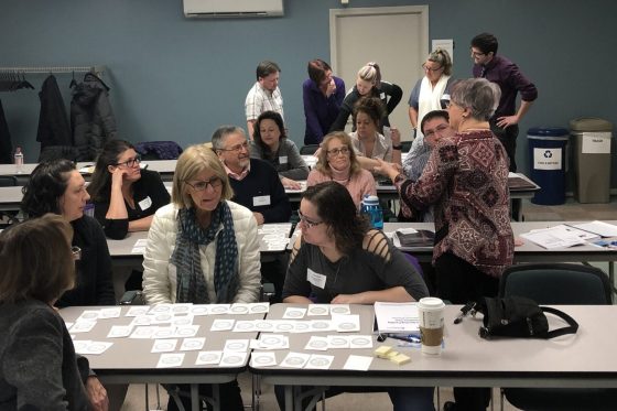 Group work during a SNF Solutions Tour event