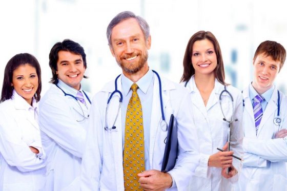 Group photo of healthcare staff